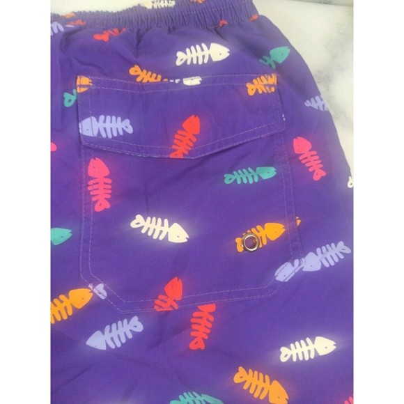 SWIM Board Shorts fish Multi color Youth Trunk Size Small - Picture 8 of 8